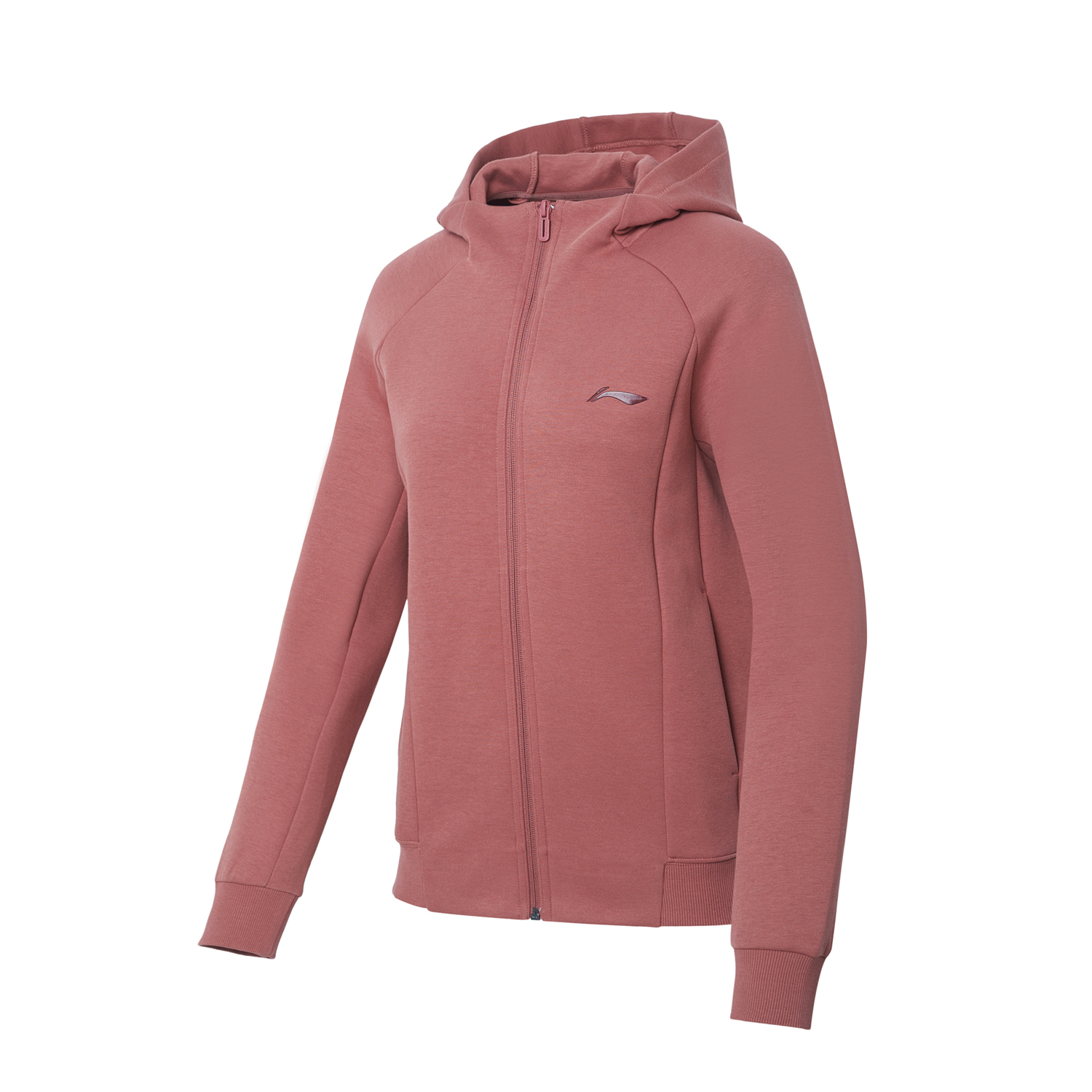 李宁卫衣女士2022新款健身系列开衫长袖连帽秋季女装针织运动服