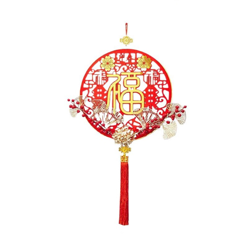 2025新年福字装饰品蛇年摇头财神挂件客厅背景墙春节场景布置/插花迎春福 32厘米(1个装)单位:个