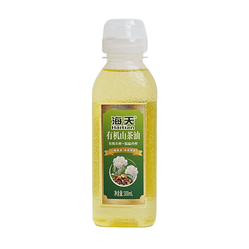 海天食用油 有机山茶油 300ml 尖叫瓶