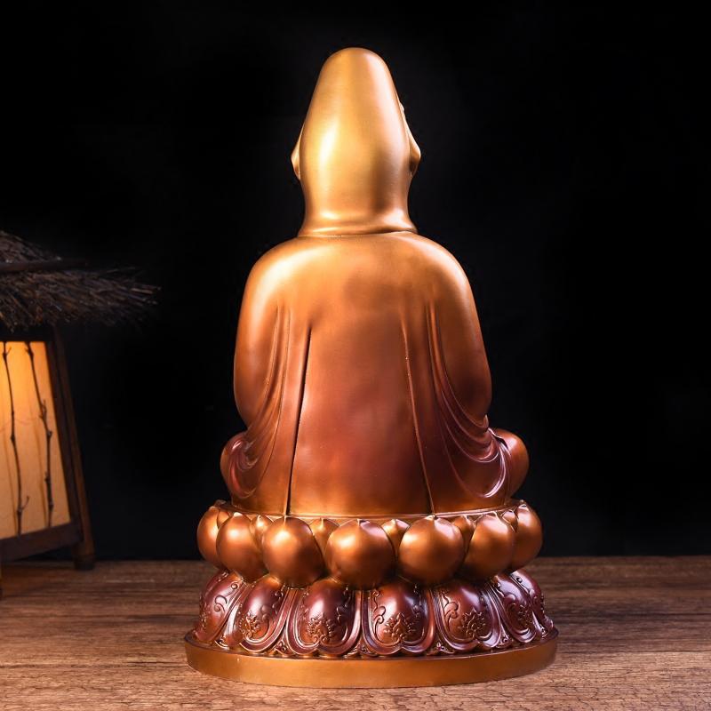 家柏饰(CORATED)观音佛像 铜柳枝观世音佛像摆件 菩萨供奉客厅高清大图