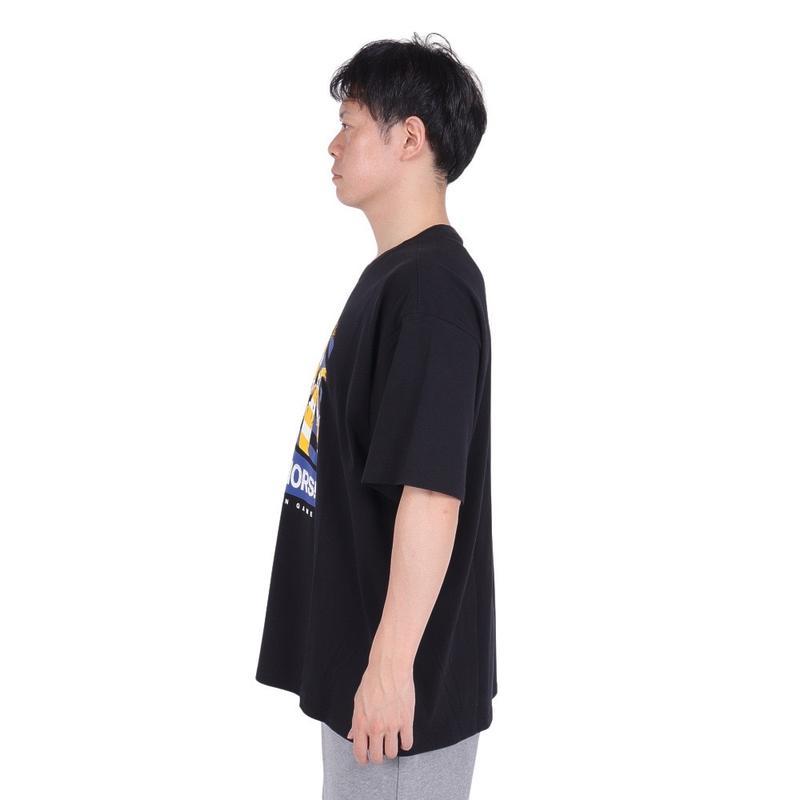 Nike男款篮球半袖NBA勇士队侧场速干运动T恤透气休闲潮流上衣