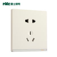雷士照明NVC 86型开关插座 五孔二三插一开关双控家用墙壁电源开关插座面板套餐