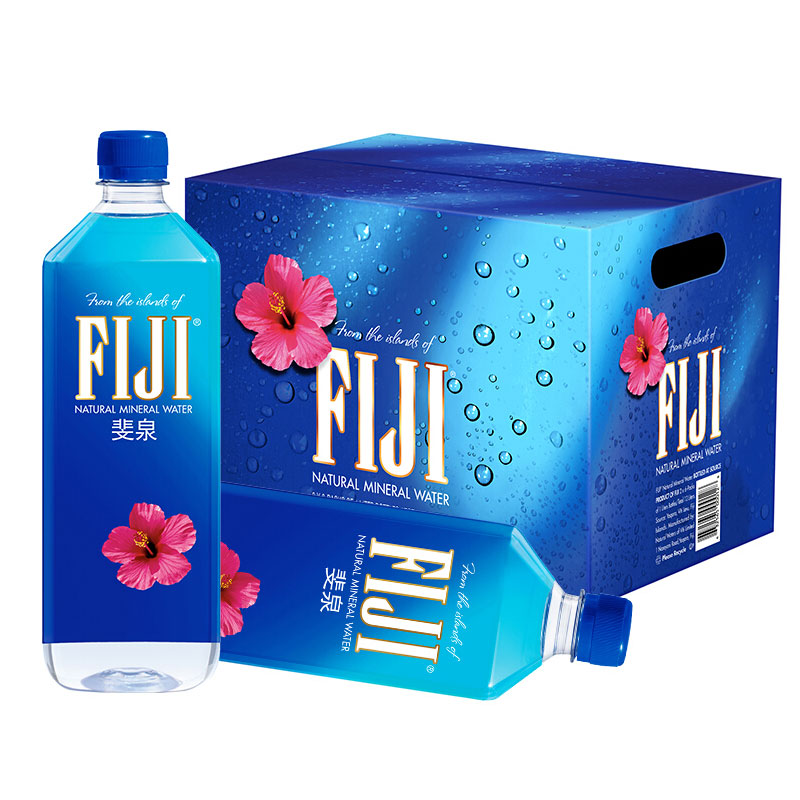 斐济（FIJI Water） 斐泉天然矿泉水 1000ml*12瓶 1Ll大瓶装