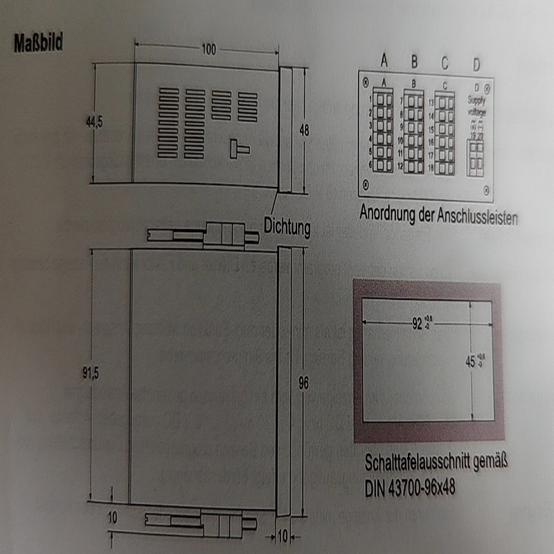天然气流量显示器 规格230VAC PR 02 Ident-Nr.03200433 S/N 1117-02069-MS高清大图