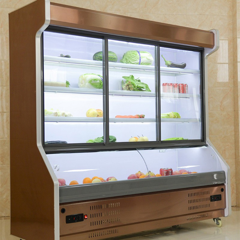 点菜柜冷藏冷冻冰柜饭店麻辣烫烧烤串串大型展示陈列柜dcg-4玫瑰金>