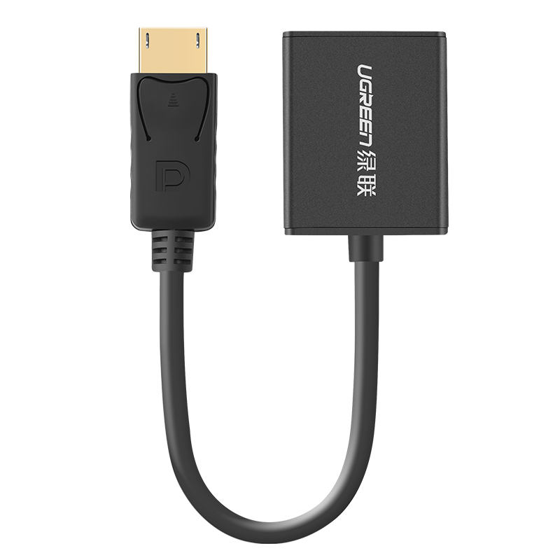 绿联 20414 DP转VGA转换线 Displayport转VGA母头 (黑色)(单位：条)