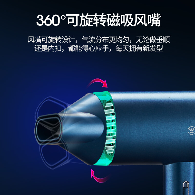 西屋 Westinghouse负离子电吹风H201 蓝色 单个价高清大图