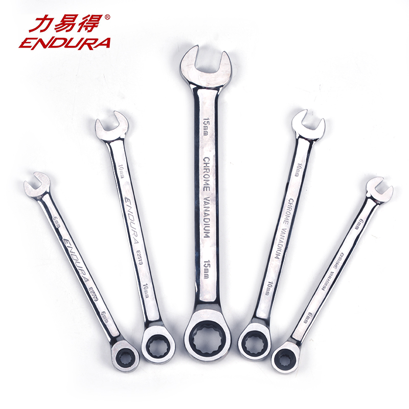 力易得(ENDURA) 全抛光棘轮两用扳手 开口梅花快速扳手27mm E2527 1把(货期3-5天)高清大图