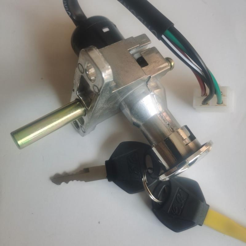 大疆电动车锁 电动车大金牛套锁适用广环大疆大牛电门锁曲槽电门电源