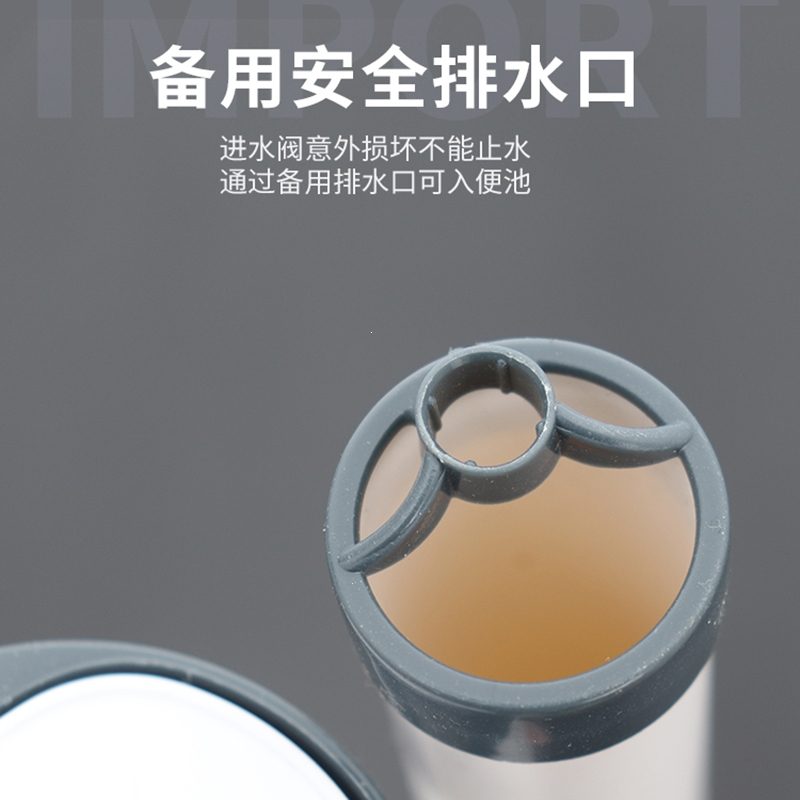 卫生间厕所蹲便器冲水箱壁挂式进水阀排水阀蹲坑水箱配件家用