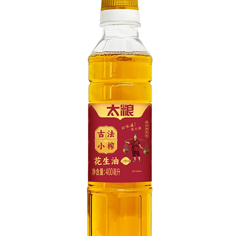太粮 古法小榨花生油400ml高清大图