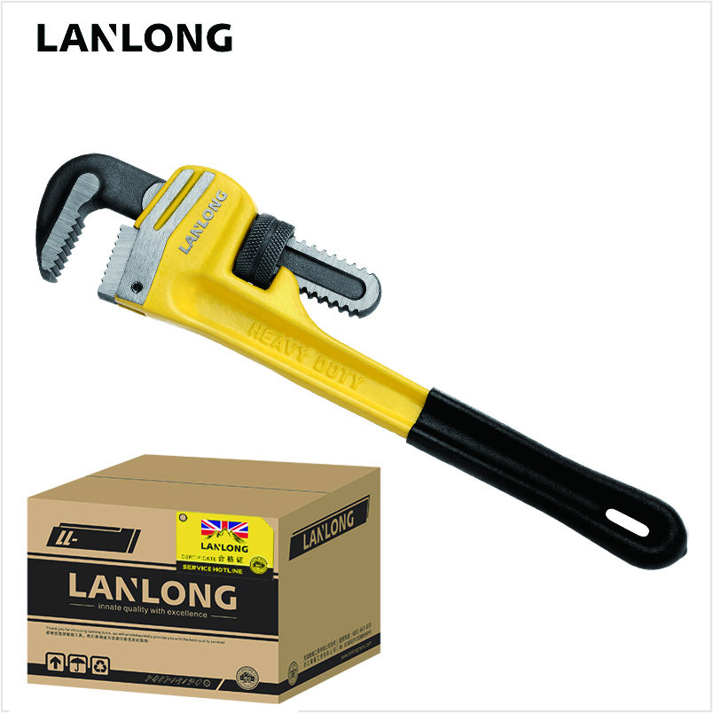 重型管子钳(沾塑柄)450mm高清大图