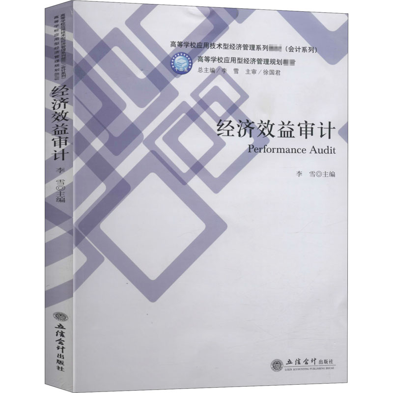 [M]经济效益审计-9787542963864高清大图