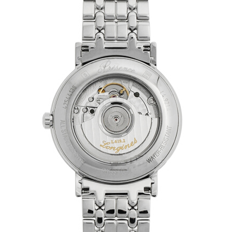 LONGINES 浪琴时尚系列钢带男士全自动机械表L4.921.4.12.6