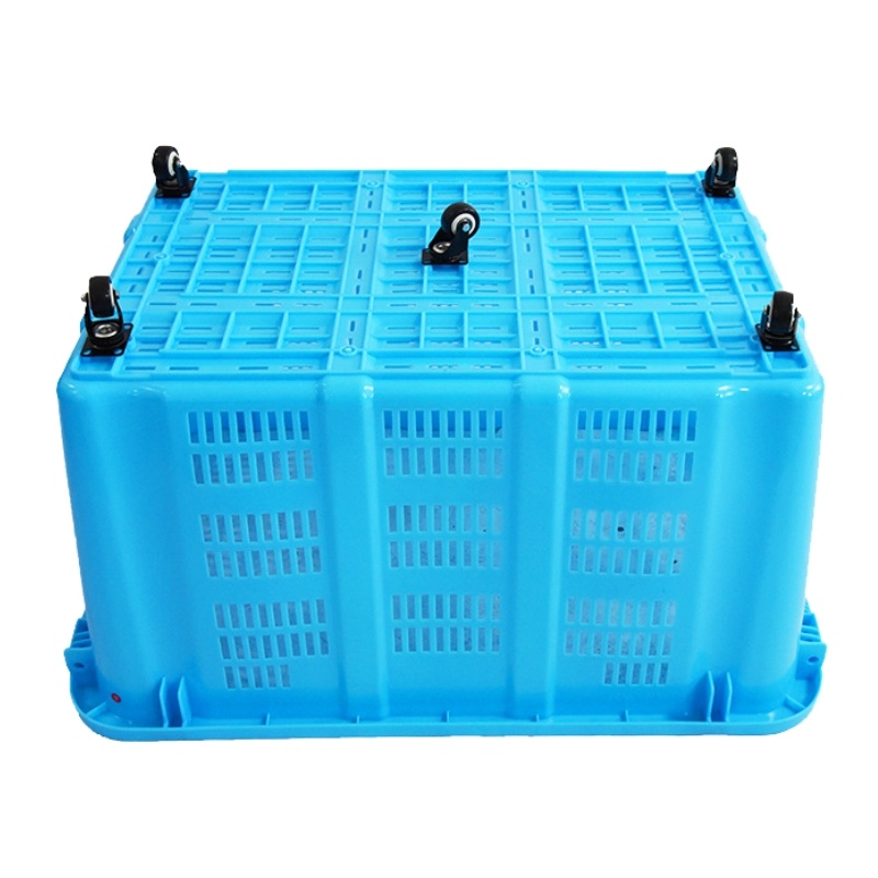 凌迪星带轮塑料筐1025*710*530mm个