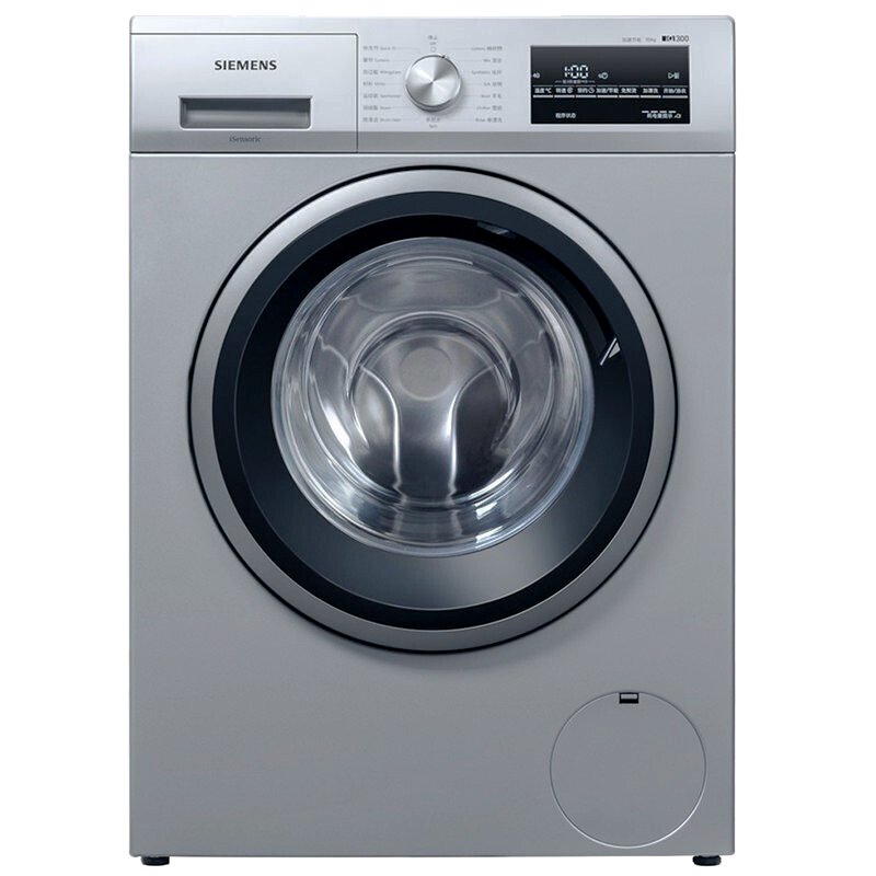 SIEMENS/西门子10公斤全自动家用变频滚筒加速节能中途添衣1400转 洗衣机 WM14P2682W