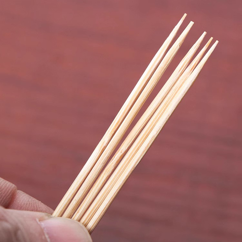 [补贴10%]牙签量贩一次性双尖水果签酒店餐厅饭店碳化竹制商用家用 竹牙签盒装[单尖]3600支/盒高清大图