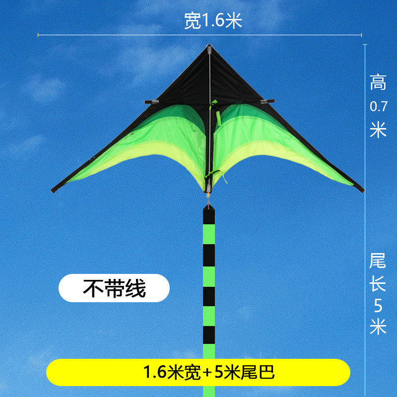 潍坊原风筝儿童成人超大微风易飞高档初学者新手新款风筝送线轮创意 三维工匠 2.8米大草原+蓝轮+200米线