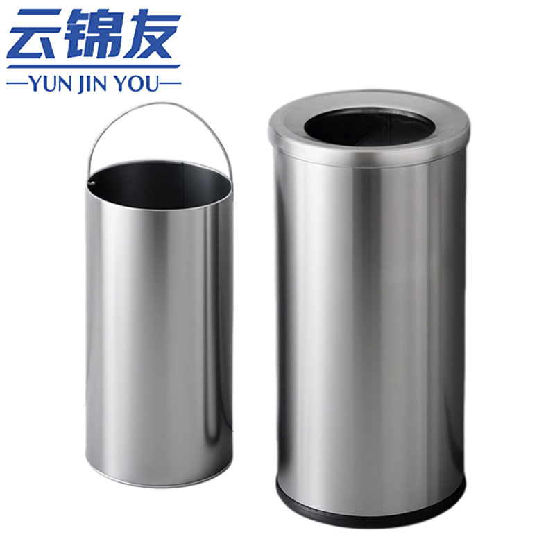 云锦友不锈钢垃圾桶