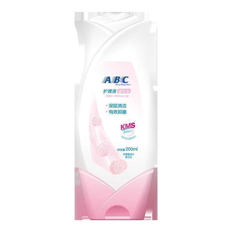 ABC 卫生护理液 私处抑菌洗液KMS弱酸性健康配方200ml*2