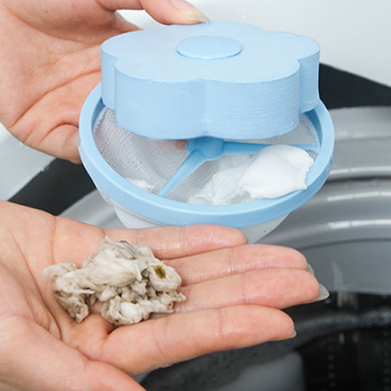 趣涉家居洗衣机过滤网袋除毛器漂浮用网兜吸去毛去污过滤器洗衣袋生活日用收纳用品收纳包
