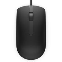 戴尔(DELL) MS116 有线鼠标 商务办公鼠标(黑色)