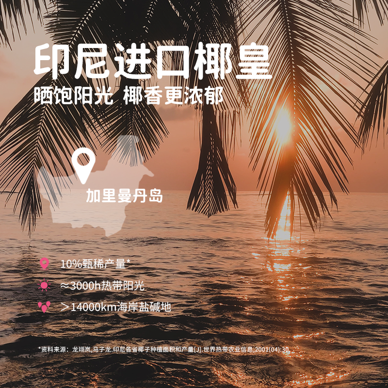 可可满分 无糖椰乳 1L*6瓶