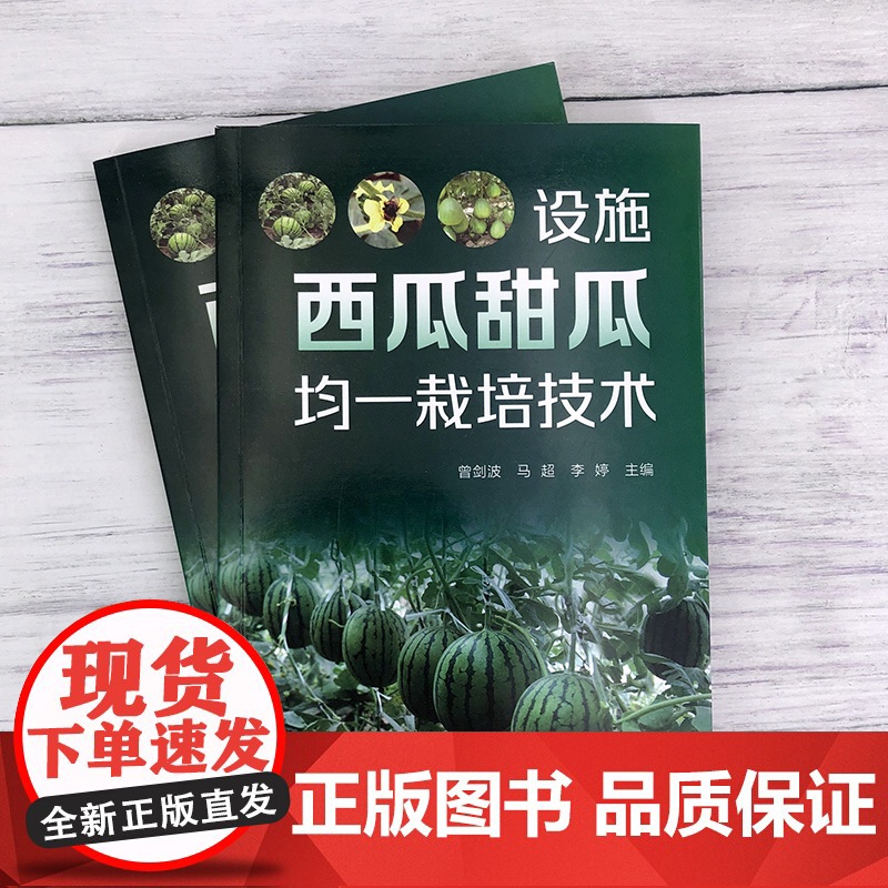 设施西瓜甜瓜均一栽培技术 曾剑波 一本西瓜甜瓜栽培技术的实用手册 西瓜、甜瓜种植者企业合作社以及农业技术人员阅读参考高清大图