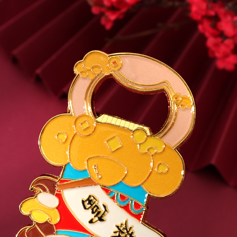 生肖小马暴富开瓶器冰箱贴开瓶两不误既是实用工具又是吉祥装饰高清大图