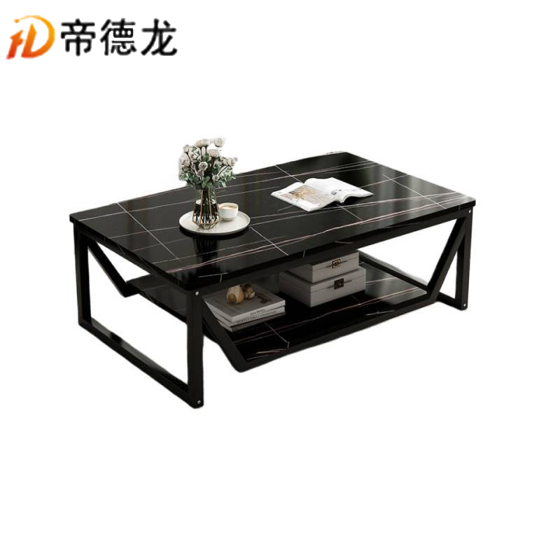 帝德龙茶几茶桌双层储物茶台CJ-C6 1000*600*440mm高清大图