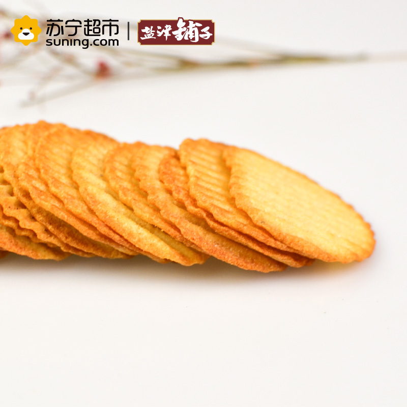 盐津铺子 休闲零食 膨化食品焙烤薯片办公室零食清新番茄味136g
