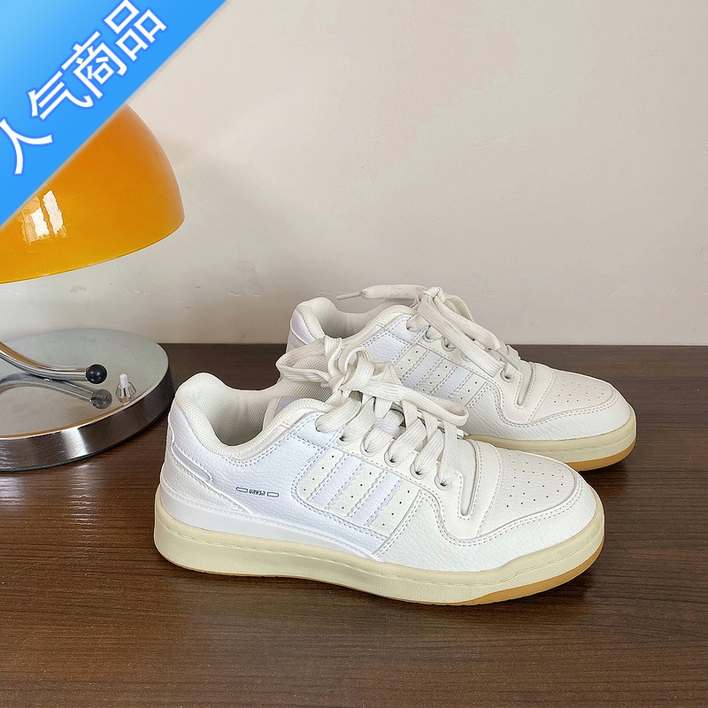 SUNTEK北风 小众复古休闲板鞋女ins2023春季新款港风简约百搭小白鞋潮高清大图