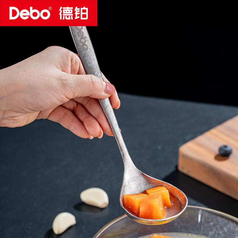 (顺丰发货)Debo德铂索菲娅(钛勺子)DEP-957 银色单个高清大图