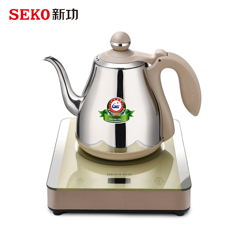 Seko/新功 W16全自动底部上水电热烧开水壶泡茶专用304不锈钢茶炉