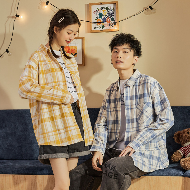 学生衬衣休闲百搭情侣衣服报价_参数_图片_视频_怎么样_问答-苏宁易购