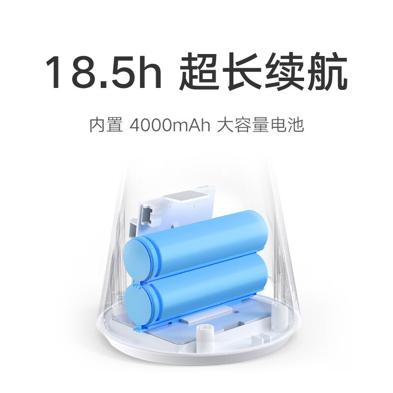 [官方旗舰店]小米 米家桌面移动风扇 小型手持风扇宿舍办公室台式空气循环扇小电风扇Type-c充电带电池四挡风力高清大图