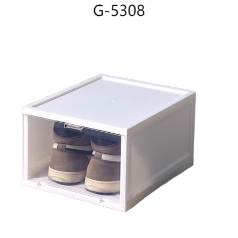 禧天龙(Citylong) G-5308冰糖鞋柜4个装(奶白)简易整理鞋架鞋子收纳盒17L高清大图
