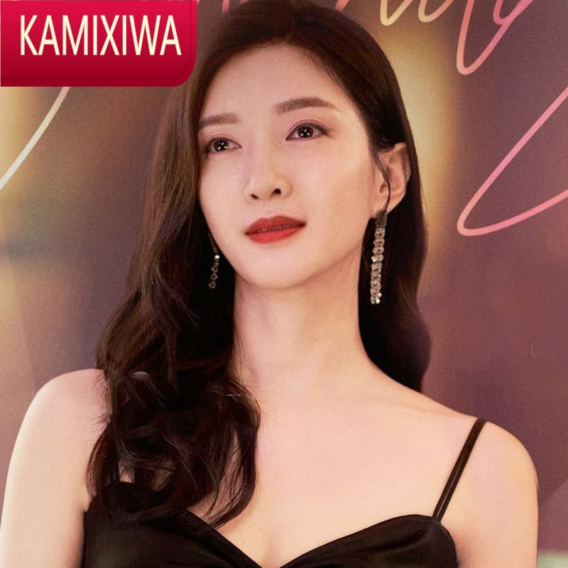 kamixiwa女士的法则江疏影许婕耳环小众设计高级气质明星新潮耳钉耳饰