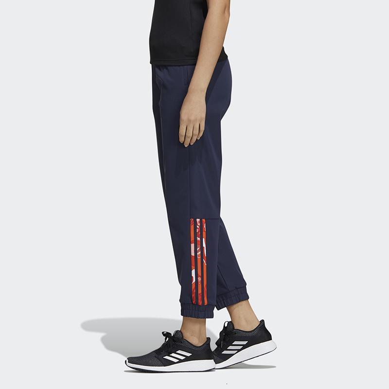 adidas阿迪达斯长裤子女裤休闲裤2021夏季新款收口宽松跑步运动裤gt