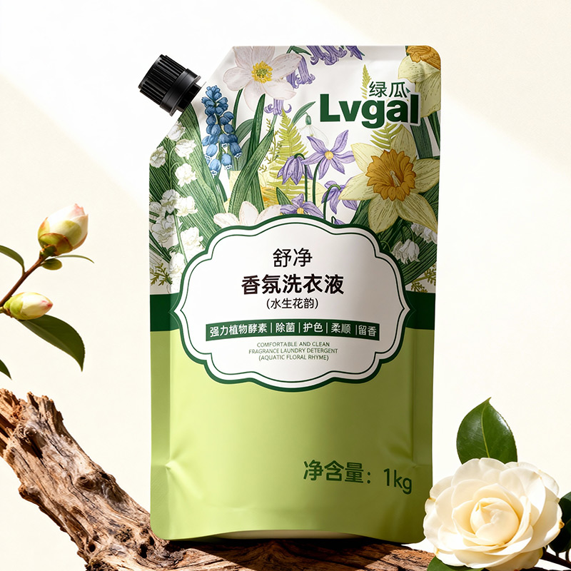 绿瓜 舒净香氛除菌洗衣液1kg袋装*1高清大图