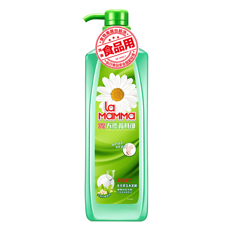 妈妈壹选 餐具净(天然柠檬草油) 1kg 威露士(Walch)出品 洗洁精/洗碗剂/洗涤灵
