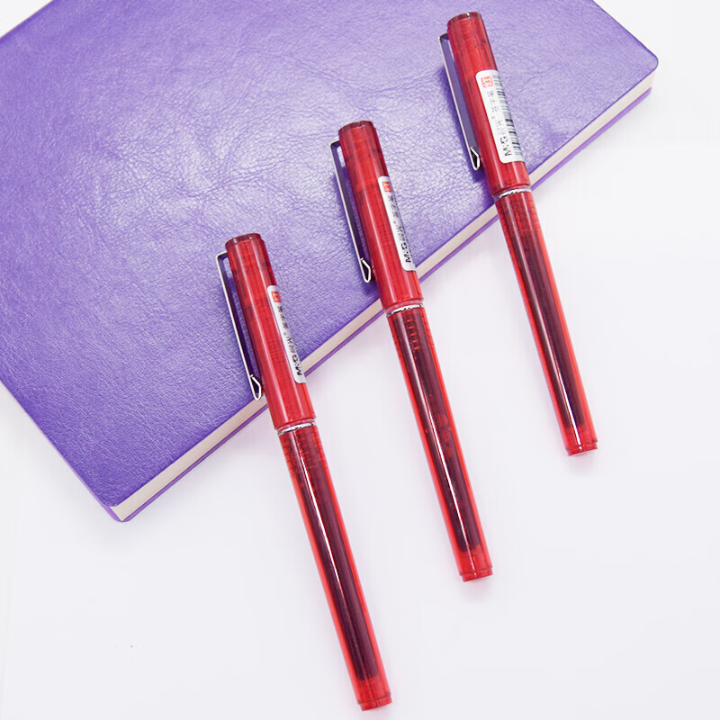 晨光(M&G) ARP41801 直液式笔 0.5mm 红色 12支/件高清大图