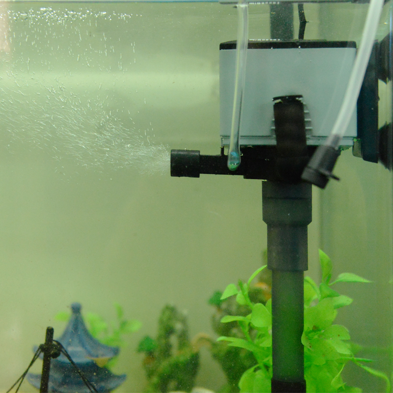 多功能潜水泵三合一鱼缸水泵过滤器水族箱增氧泵鱼缸抽水泵高清大图