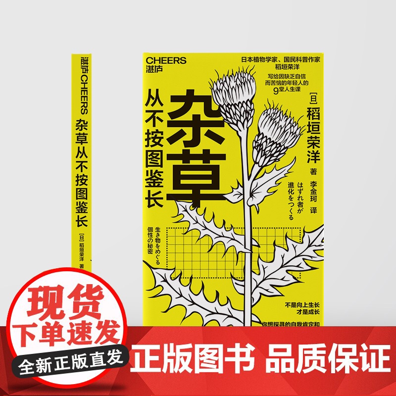 杂草从不按图鉴长 稻垣荣洋 著 将自然界的生存样貌和人类社会的生活现象映照比对 展现个性 活出自我 人生成长