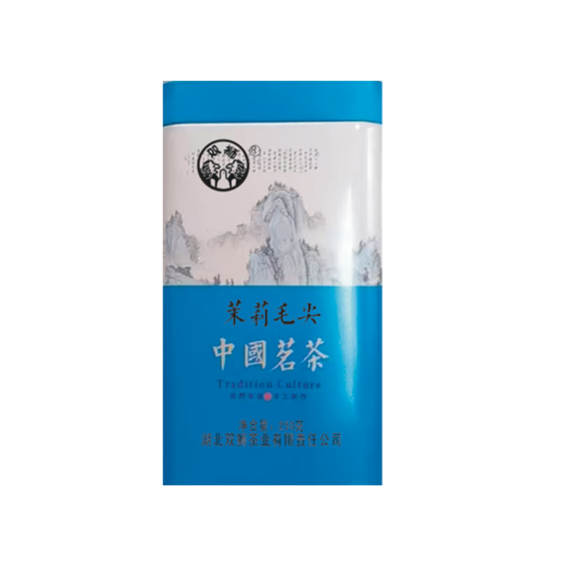 双狮茉莉花茶（飘雪）250g/罐