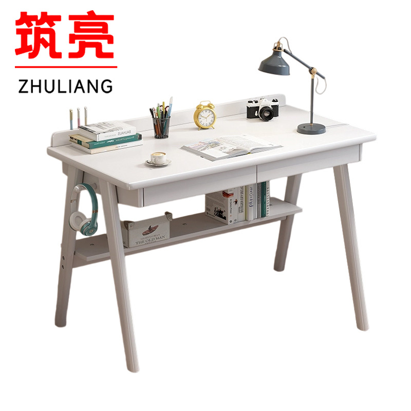 筑亮 实木电脑桌 Y48 张高清大图