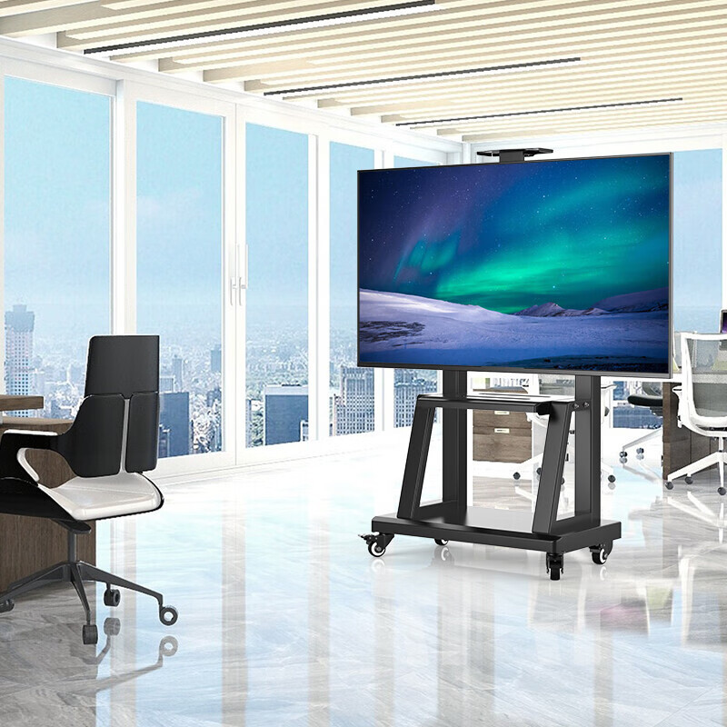 veeveehouse电视移动支架[32-75英寸]落地推车电视机架子可移动视频