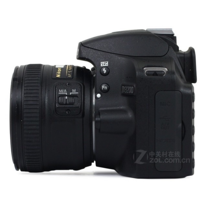 [店保五年]尼康D3200+50 1.8G定焦人像镜头套机 入门级单反相机 家用全新套机 全新港版高清大图