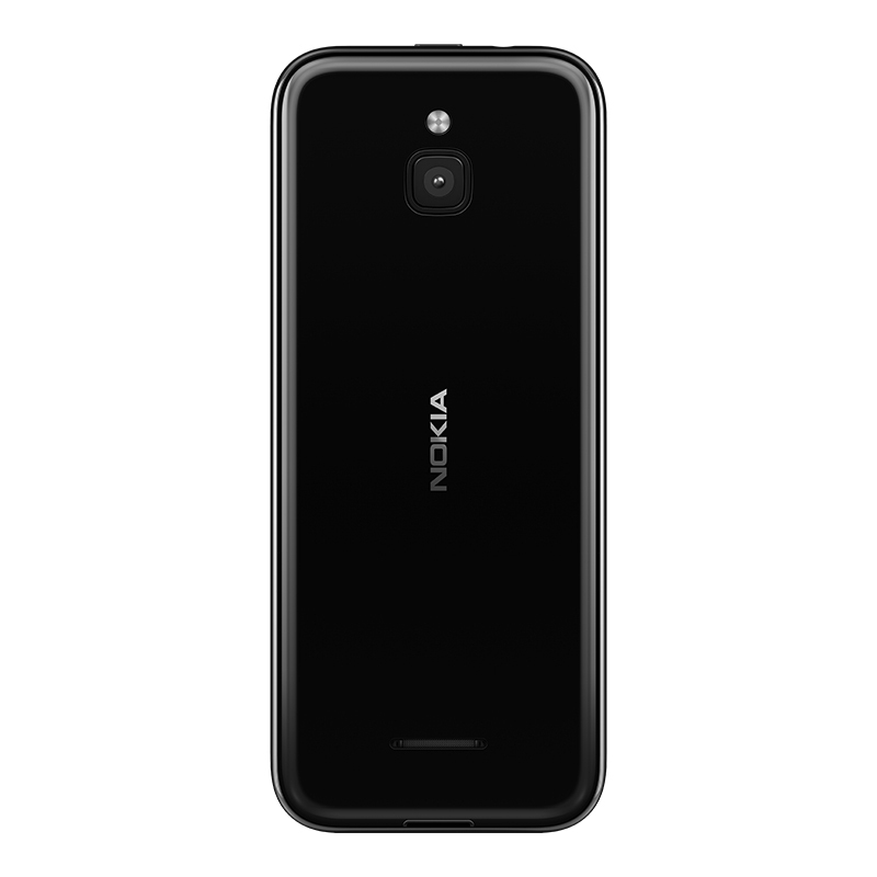 诺基亚 (Nokia) 8000 4G移动联通电信 黑色 双卡双待 直板按键手机 wifi热点 老人老年手机 学生手机高清大图