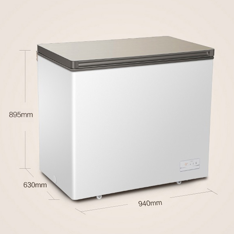海尔(Haier)200升家用商用卧式冰柜冷柜冷冻柜小冰箱 风冷无霜 N-AB巡航抑菌 电子温控BC/BD-200WEG